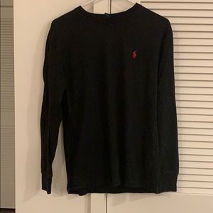 Black Polo by Ralph Lauren Long Sleeve T (S)